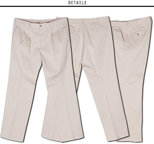 (ヘインズ)Hanes 大きいサイズ チノパン ツータック メンズ 6418 (下げ札100) ブラック01