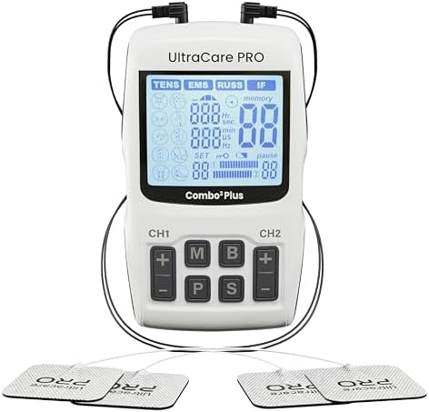 UltraCare PRO Combo3 Plus - Portable IFT Physiotherapy Machine with Advanced TENS & (EMS) Electric Muscle Stimulator Physiotherapy machine for Home & Clinic Use | Travel Friendly & 1 year Warranty