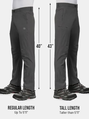 Image of Reccy Men's Trekking Hiking Camping Regular Fit Nomadic Lite Pants - Ultralight, Water Resistant, Highly Breathable, UPF 40 Sun Protection