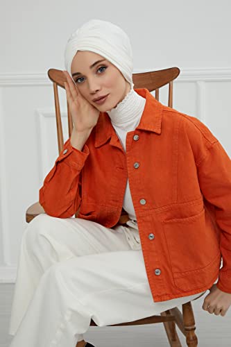 Aisha's Design Shirred Elegance Head Turban For Women Fashion Instant Turban Shirred Head Scarf for Women3