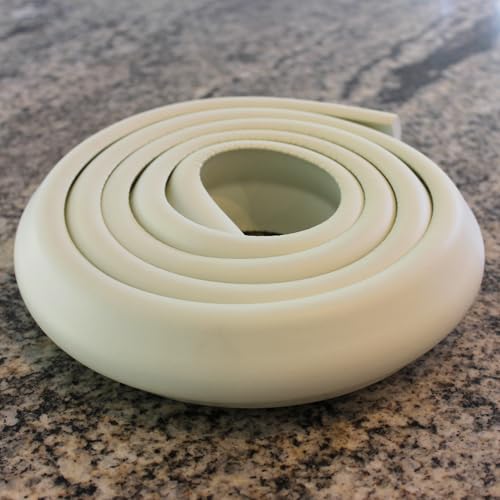Image of Cardinal Gates EC Edge Cushion for Baby Proofing - Edge Protector Strip for Baby Safety - 10 Feet of Padding - Ivory