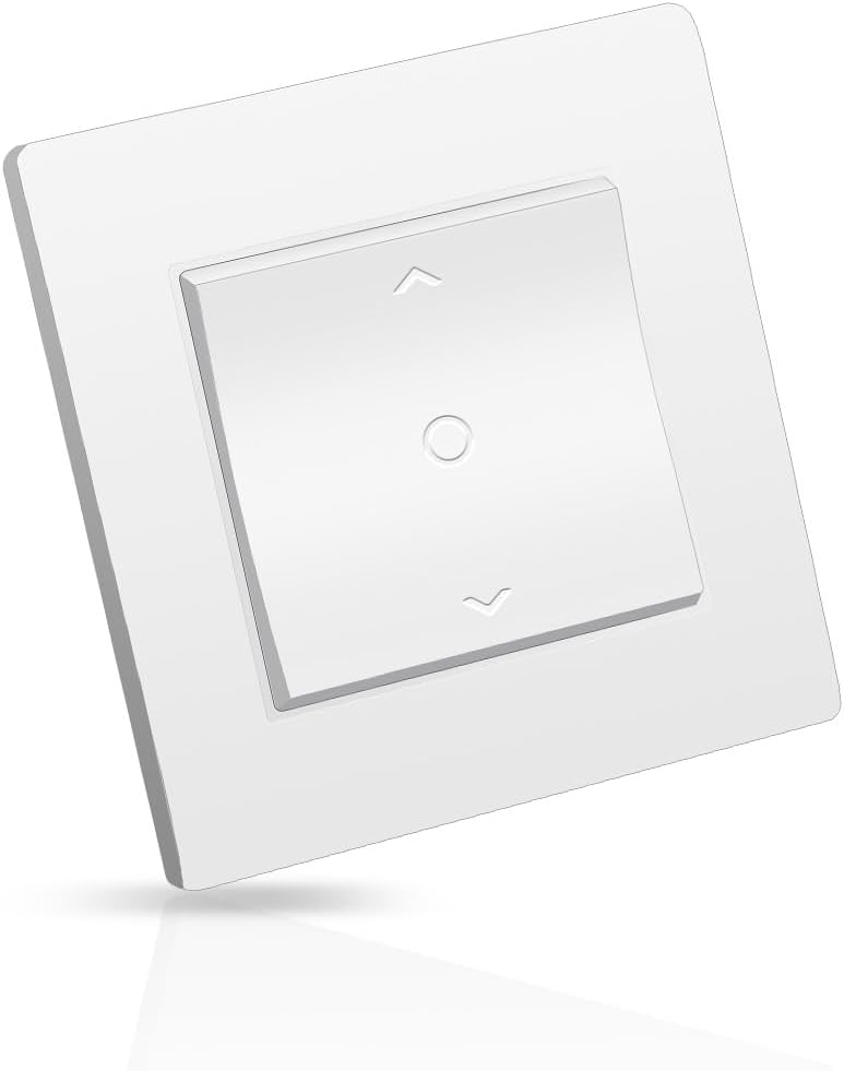 Motorized Shade Wall Switch for 4-Wire AC Tubular Motor - Switch Controller for Motorized Roller Blinds, Skylight Awning, Electric Shades