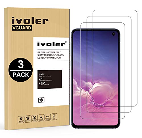 VGUARD [3 Piezas] Protector de Pantalla para Samsung Galaxy S10e / S10 e, Cristal Vidrio Templado Premium para Samsung Galaxy S10e / S10 e