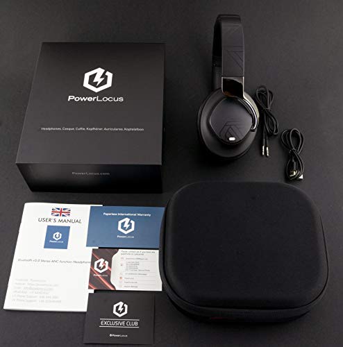 PowerLocus Casque à Réduction de Bruit Active (ANC), Casque Bluetooth sans Fil Over-Ear, Casque Audio, 70H de Jeu… - Les Beatles, Paul McCartney, John Lennon, RIngo Starr, George Harrison PowerLocus Casque à Réduction de Bruit Active (ANC), Casque Bluetooth sans Fil Over-Ear, Casque Audio, 70H de Jeu… – Image 7