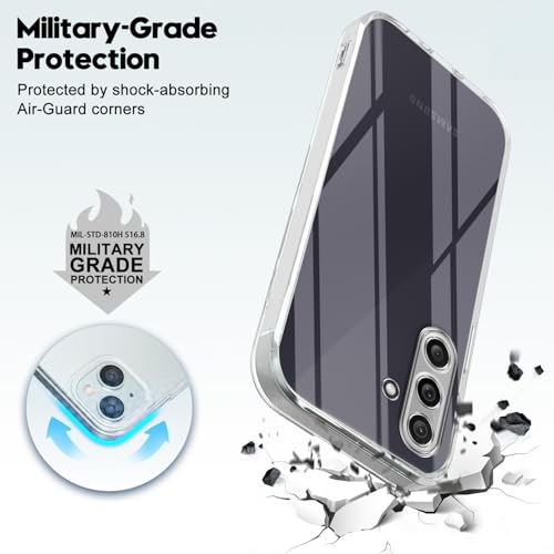 Image of Jkobi Silicone Back Cover Case for Samsung Galaxy M56 | Samsung Galaxy F56 (Clear Shockproof Case with Camera Protection | Soft and Flexible | Transparent)