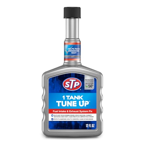 STP 1 Tank Tune Up Fuel Additive Fuel System Cleaner and Exhaust System Cleaner, Cleans Fuel Injectors, Intake Valves, Cylinder Head and Piston Tops, 12 Fl Oz - Thumbnail 6