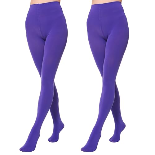 Image of EVERSWE 2 Pairs Pack Women's Opaque Tights