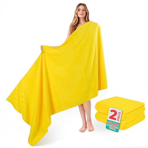 Image of American Soft Linen 100% Cotton Luxury Turkish Towels, 2PC 35x70 Bath Sheet | Soft Absorbent Quick Dry OEKO Tex Standard 100 Certificated Durable Machine Washable Breathable Premium Hotel Quality