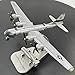 CHICHIYANG 1:300 Simulation Aircraft Model US B29 Superfortress Air Fortress Bomber Airplane Model Alloy ABS Plastic Material Aviation Plane Collection