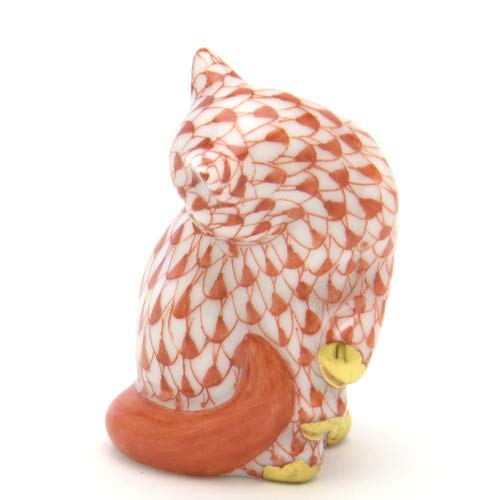 Amazon.co.jp: ヘレンド(Herend) ねこ置物(ミニ) グルーミング