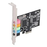 carte son 5.1 pci express Support à profil bas : cet adaptateur de carte son PCIe est équipé d'un support à profil bas, adapté aux châssis 2U, ce qui en fait un choix pratique et pratique pour le système de bureau PC.