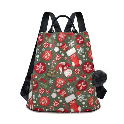 Sac à dos antivol pour femme avec imprimé neige idéal en camping et excursion