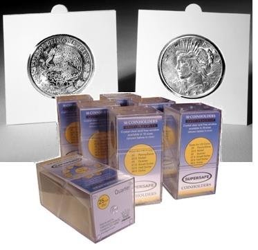 50 SuperSafe Autoadhesivas 2x2 para Dólares Plateados miniatura 1