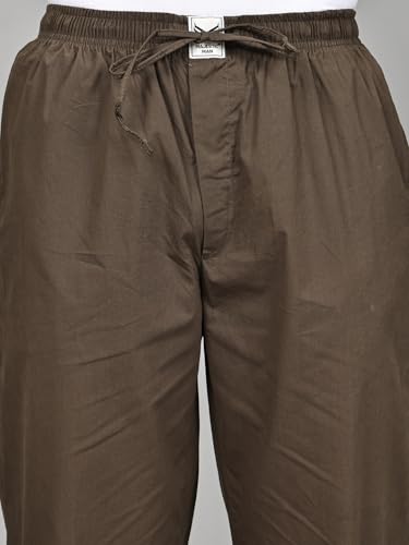 Image of Majestic Man Men Mid Rise Comfort Fit Solid Pure Cotton Casual Style Lounge Pants
