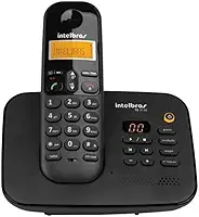 intelbras Telefone Sem Fio com Secretária Eletrônica TS 3130 Preto