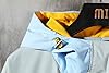 GURUNVANI Casual Hoodie Long Sleeve Hooded Jacket Color Block Pullover, 8031white, XXL #3