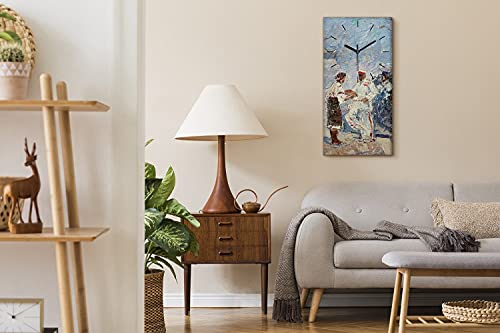 Horloge sur Toile Salon et Chambre Ne Pas Tic Tac en Silence Décoration Art Moderne