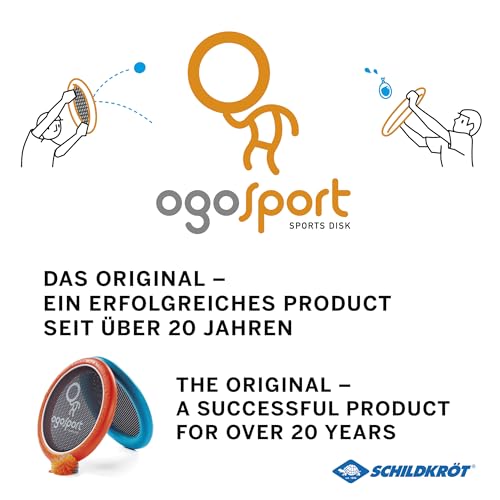 Schildkröt® Ogo Sport Set, 2 Ogo Softdiscs Ø29cm, 1 Ball, Standardgrösse, der beliebte Spiel-Klassiker, 970090