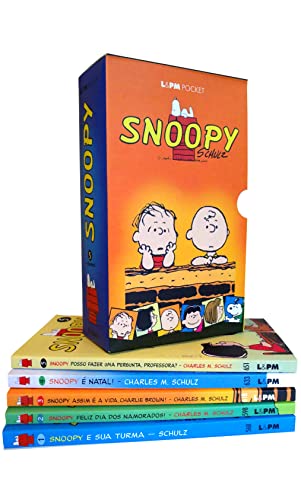 Caixa especial snoopy – 5 volumes: