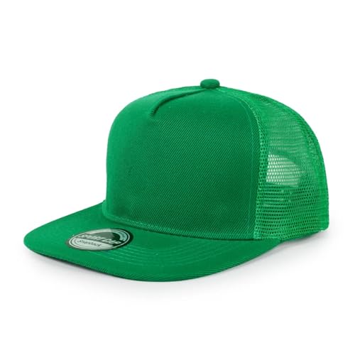 Gorra de malla personalizada que evita el sudor con visera plana ajustable para eventos