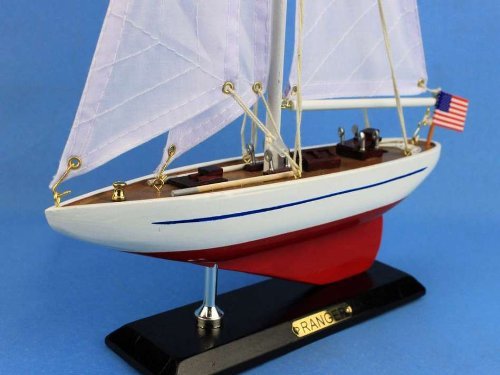 Hampton Nautical Ranger Sailboat, 16\" , Red - Thumbnail 7