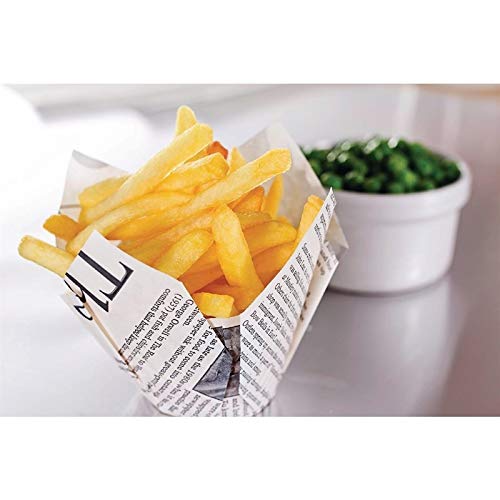 1100 French Fries Cones Newspaper Design
