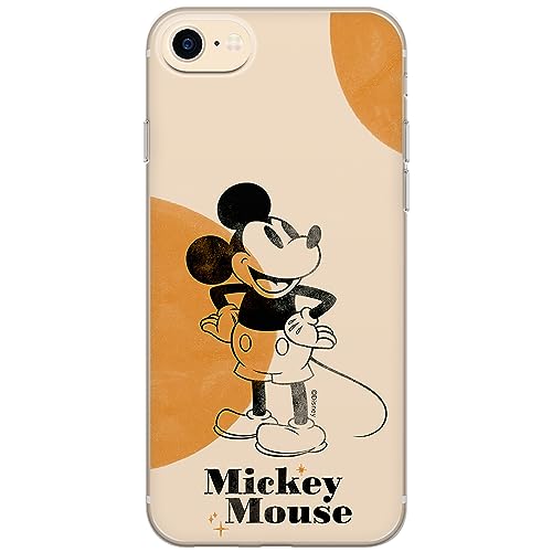 ERT GROUP mobile phone case for Iphone 7/8/ SE 2/ SE 3 original and officially Licensed Disney pattern Mickey 054 optimally adapted to the shape of the mobile phone, case made of TPU