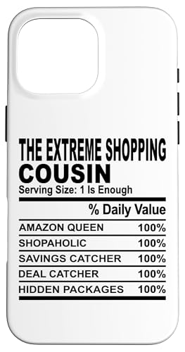 The extreme shopping cousin nutrition fact  j Ƃ X}zP[X iPhone 16 Pro Max p