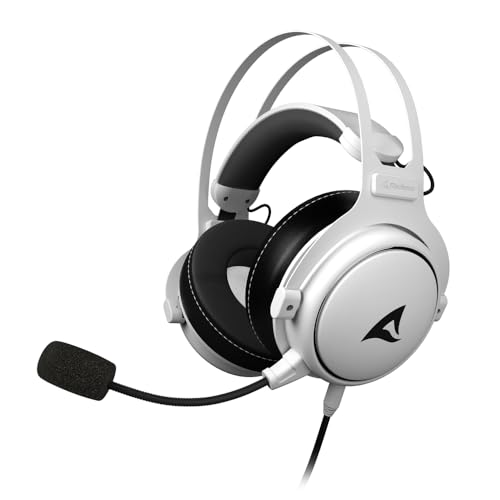 Sharkoon Skiller SGH50 Weiß, Hi-Res Audio Gaming Headset, Ohrumschließend