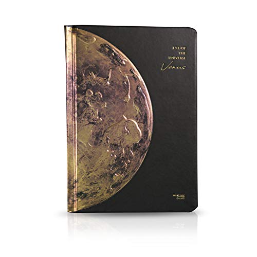 PORRASSO A5 Notizbuch Tagebuch Planet Reisetagebuch 3D Geprägt Schönes Tagebücher Diary Journal Skizzenbuch Geschenk für Männer Frauen Kinder Jungen Student 118 Blatt 19x13 CM Venus Cover