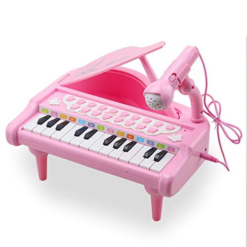 Amy&Benton Piano Toy Baby Toddler Pink Toy Piano Keyboard For Girls Age 1 2 3 #TOP7