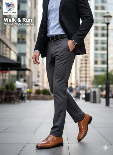 Image of WALK & RUN SHOES Men's Original Leather Lace-Up Chukka Boots | Stylish & Durable Formal & Casual Wear Boots