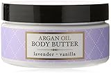 Deep Steep Argan Oil Body Butter, Lavender Vanilla, 7 Ounce