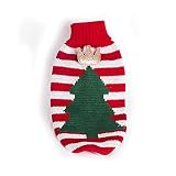 BLANAN Jersey de Punto for Regalo de Cachorro, Abrigo, suéteres de Navidad for Perros pequeños, Ropa Suave for Fiesta de Año Nuevo, Disfraz for Perro (Color : D, Size : S)
