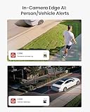 ZOSI 4MP WiFi CCTV Camera Outdoor, Dual-Lens Dual View Home Surveillance Wireless Security Camera, Color Night Vision, Auto Tracking, Person/Vehicle Detect, 2 Way Audio, C298 - Image 5