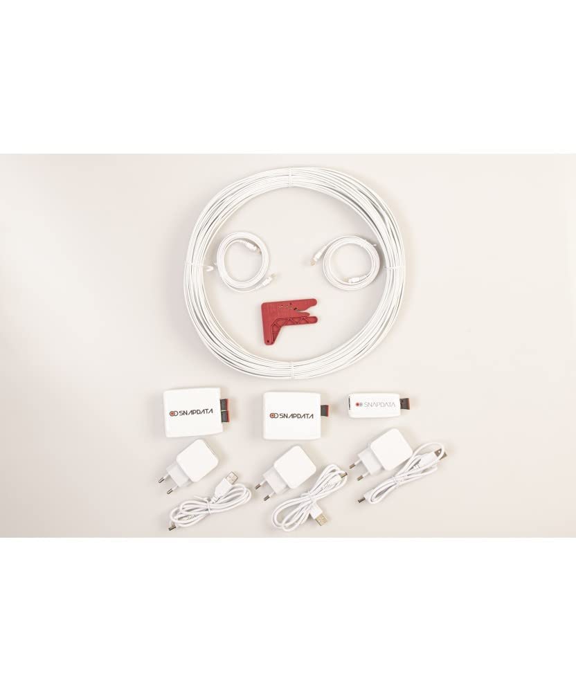 ACTELSER Kit Dúplex Lite de Fibra Óptica Plástica Snap Data (40 Metros)