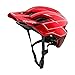 Troy Lee Designs Flowline SE Adult Bicycle Trail All Mountain Helmet W/MIPS, Pinstripe Red, X-Large/XX-Large