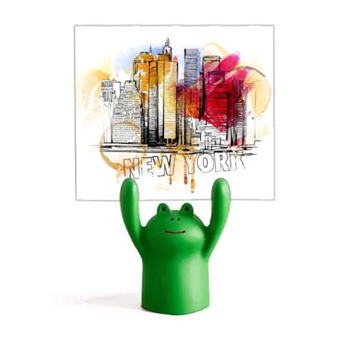 Porte-mémo grenouille dessin animé et souvenirs de New York idée cadeau originale