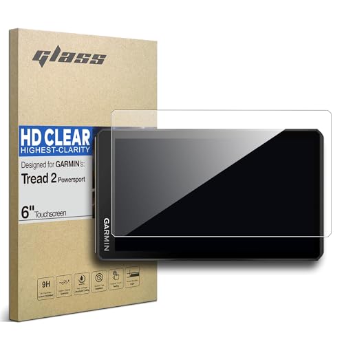 INNOSURE Premium Tempered Glass Screen Protector Designed for Garmin Tread 2 Powersport 6 Inch Rugged GPS Navigator Touchscreen Anti Scratch/Fingerprint (HD Clear)