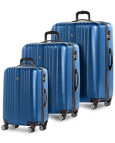 ✔️ MARCA EUROPEA - QUALITÀ - INNOVATIVA... risparmio di spazio - valigia stivato in uno con l'altro. La valigia sarà il vostro miglior compagno per ogni tipo di viaggio.