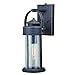 VAXCEL Cumberland 1 Light Dusk to Dawn Bronze Rustic Outdoor Wall Lantern Clear Glass