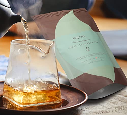 Hojicha Loose Leaf Tea And Tea Bags From Japanese Green Tea Co - Premium Japanese Green Tea Assortment- Non-Gmo, Delicate Flavor - Ideal For Tea Lovers #TOP7
