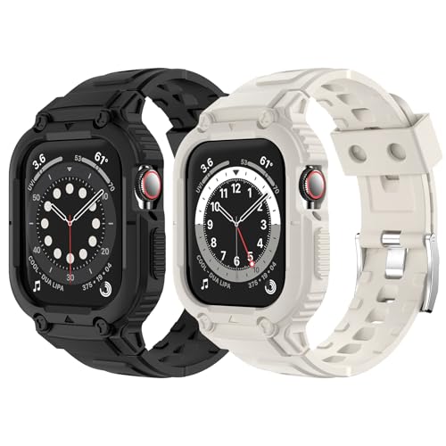 Wristitani 2 Pack for apple watch band with Case 44mm 45mm - image 1