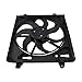 HLUCHY 621-601 Engine Radiator Cooling Fan Assembly Replacement for Jeep Wrangler 3.6L 2012-2017, Wrangler JK 3.6L 2018 Replace 68143894AA 68143894AB 6010277 624080 CF13078