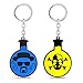 guodong Portachiavi Breaking Bad Walter White Logo Ciondolo in Metallo Portachiavi con Teschio Portachiavi Uomo Car Donna Borsa Portachiavi Gioielli Chaveiro
