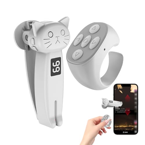 Tourneur latéral pour téléphone portable, appareil photo, déclencheur à distance, cliqueur d'écran, clicker de vitesse, rotation de page pour tablettes, liseuses e-book