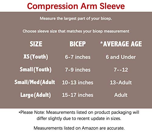 Choo Customized & Personalized Compression Elbow Brace Support Sports Sleeves For Girls/Boys/Kids,White,Adult Large #TOP4