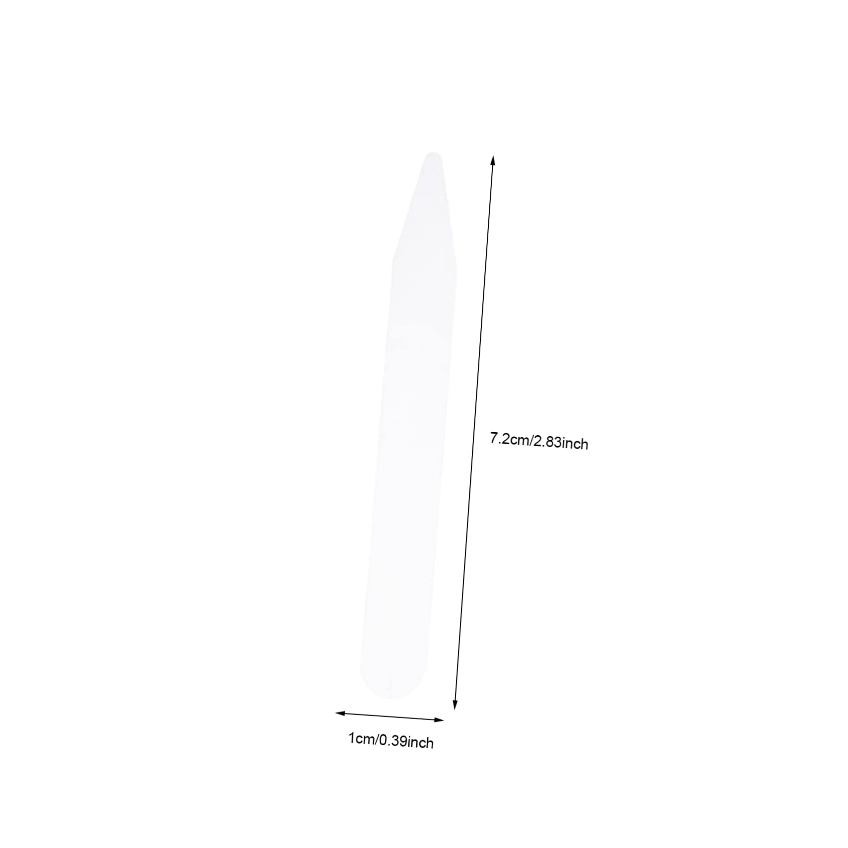 Veemoon Dress Shirt Collar Stays 300 Pack Pet Material Angle Inserts Collar Support for Men Women