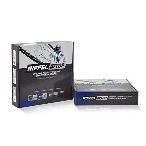 Kit Relação Transmissão Yamaha YZF R3 2016 / MT-03 2016 até 2017 com Retentor (O-ring) TOP Aço 1045