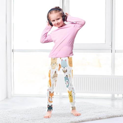 Toddler Girls Leggings Printed Yoga Pants Leggings Animals Lion One for Kids4